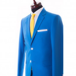 Costum Turquoise, Business Casual